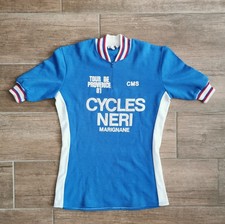 ✨Maillot Vélo CYCLES NERI T. M Cyclisme  1980's Vintage Jersey Eroica✨