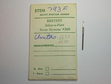 Unitas winding stem 6497 6498 tige de remontoir Aufzugswelle Bestfit 793 / W1418