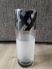 Ancien verre long liserés noirs ricard jus de fruit glass