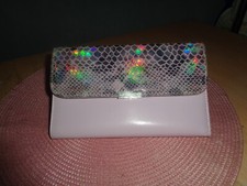 POCHETTE POURCHET FRANCE DE 25 SUR 18 MAUVE PALE carte grise etc