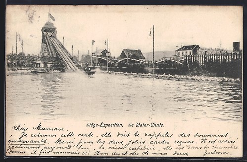 Carte postale liège - liège,