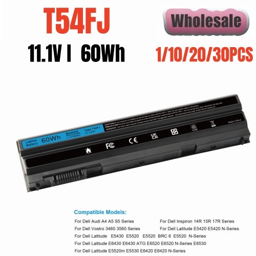 LOT 58Wh T54FJ Battery for