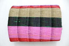 Tapis de sol 4 x 6 tapis Chindi beau tapis de plage écologique bohème Kilim Aa