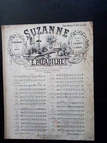 Partition ancienne piano - partition,