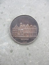 Rare Jeton en argent Conseil Municipal La Rochelle Louis Philippe Poinçon lampe