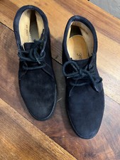 Baskets hautes en daim noir -