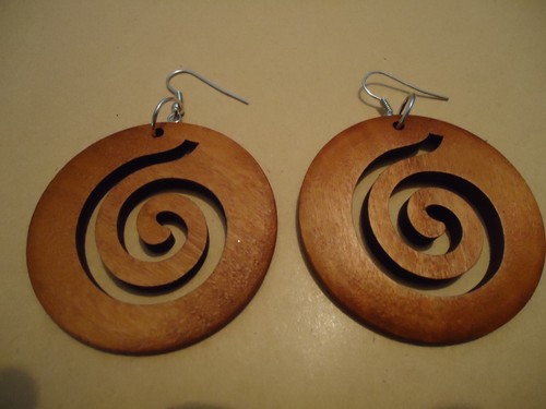 Boucles oreilles marron - boucles,