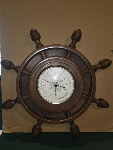 Baromètre vintage forme - baromètre, en