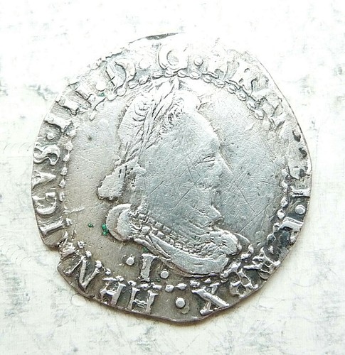 Henri iii quart franc 1588 - iii,