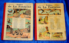 Benjamin Rabier :EO  1906, Les Fables de La Fontaine , Tomes 1 et 2  Bon État