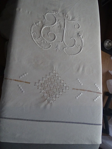 Drap ancien lin mono js - lin,