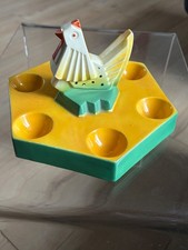 Plat Serviteur à Oeufs Poule