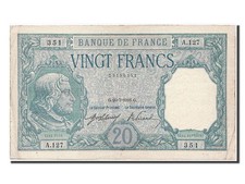 Billet, France, 20 Francs, 20 F 1916-1919 ''Bayard'', 1916, 1916-07-20, SUP