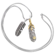  Mode plume collier rétro