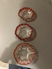 Paire anciennes bobèches de