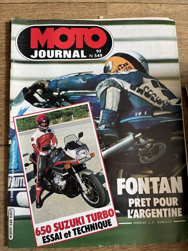 Moto journal 549 suzuki - suzuki, 85