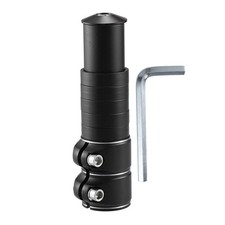 138mm Mountain Vélo Tige Vélo Pièces Aluminium Alliage Noir