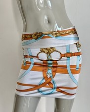 MINI JUPE SKIRT VINTAGE HERMES "TAILLE  40 EN EXCELLENT ETAT