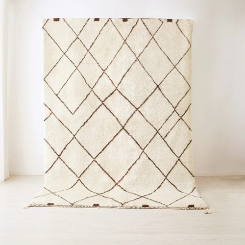 Tapis laine design 5x8 - laine,
