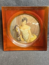 Ancienne miniature peinte dans