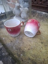 2 ANCIENNES TASSES TERRE DE