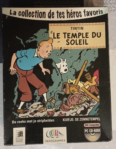 Jeu tintin le - jeu, temple