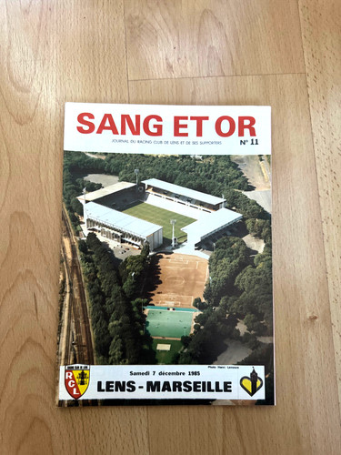 Football programme sang or - programme, et
