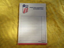 Huile LABO - facturier