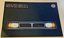 Brochure de Vente LANCIA Delta Gtie, HF Turbo, Turbo ds - 11/1989 - Bel Etat.