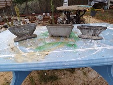 3 Jardinières  en Aluminium  1900