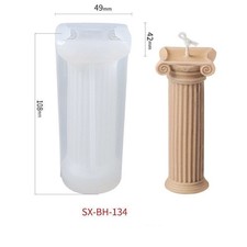 Bricolage colonne romaine bougie moule Silicone Art Sculpture ange moule en cire