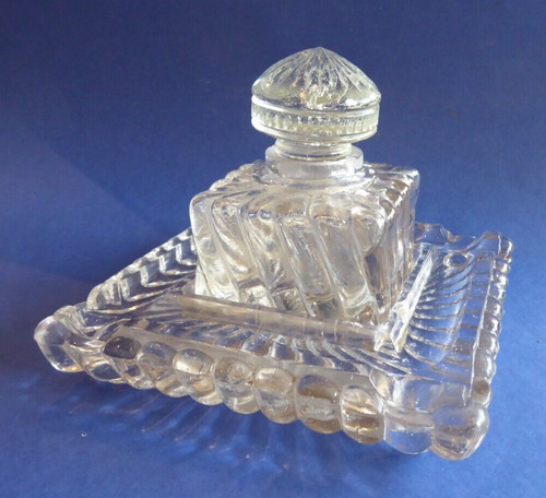 Ancien encrier baccarat bambou - ancien,