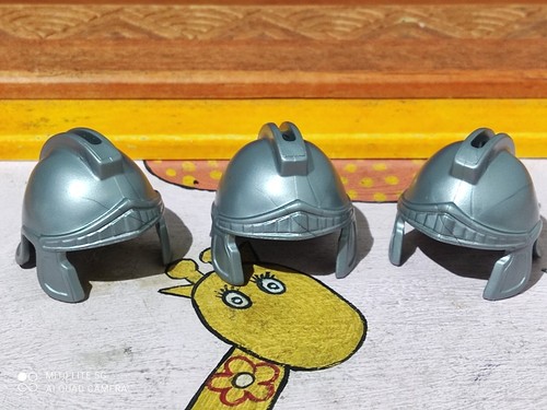 Playmobil casques yelmos - x3,