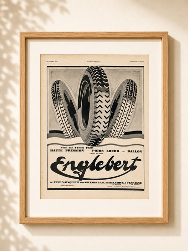 Pub ancienne englebert 1929 - pub,