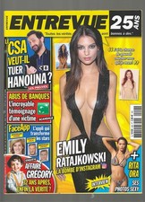ENTREVUE-JUILLET 2017-E.RATAJKOWSKI/HANOUNA/Rita ORA/Liam PAYNE/NICOLLIN/KRUGER