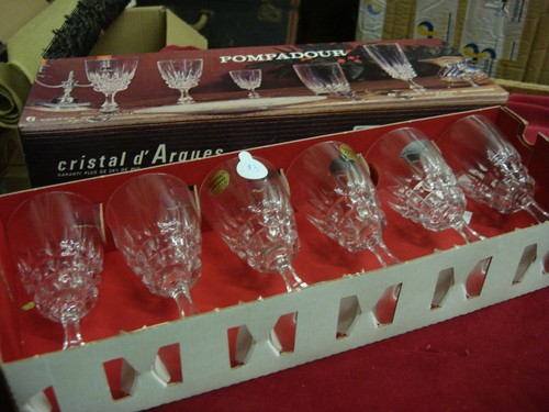 Verres pied cristal - verres,