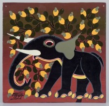 Acrylique à bord. Peintre