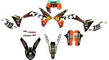 Kit répliques d'autocollants KTM EXC 2012, autocollants KTM EXC, autocollants...