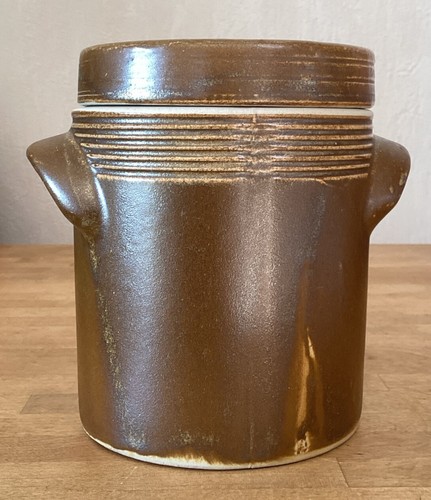 Pot grès marron avec - grès,