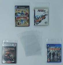 LOT DE 100 POCHETTES PLASTIQUE DE PROTECTION POUR JEU GAMECUBE PS2 PS3 PS4