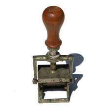 Ancien tampon dateur Boulangerie-Patisserie A.BUFFET Tours années 1930