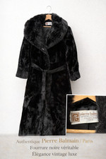 Manteau de fourrure naturelle