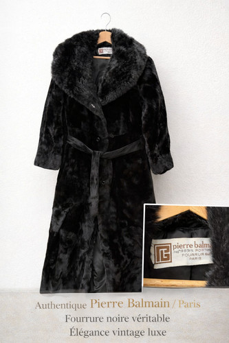 Manteau fourrure naturelle - de,