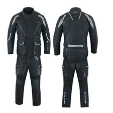 Combinaison Moto Hommes Textile Moto Break 2 Pièces Étanche Kurzgrrößen