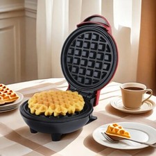 Mini Gaufrier Multifonction Petit Déjeuner Dessert Sandwich Grille Pain Cuisine