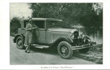 Publicité ancienne automobile berline C6 Citroën 1929 issue de magazine 
