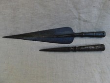 POINTE DE LANCE + TALON DE LANCE ANCIENNE / CHASSE RENAISSANCE HUNTING SPEAR
