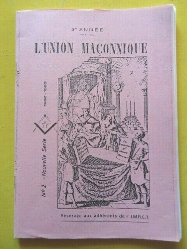 Union maçonnique revue de - l'union,