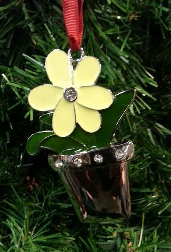 Silver plated jeweled enamel - silver,