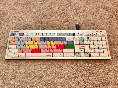 Avid media editing keyboard - editing,